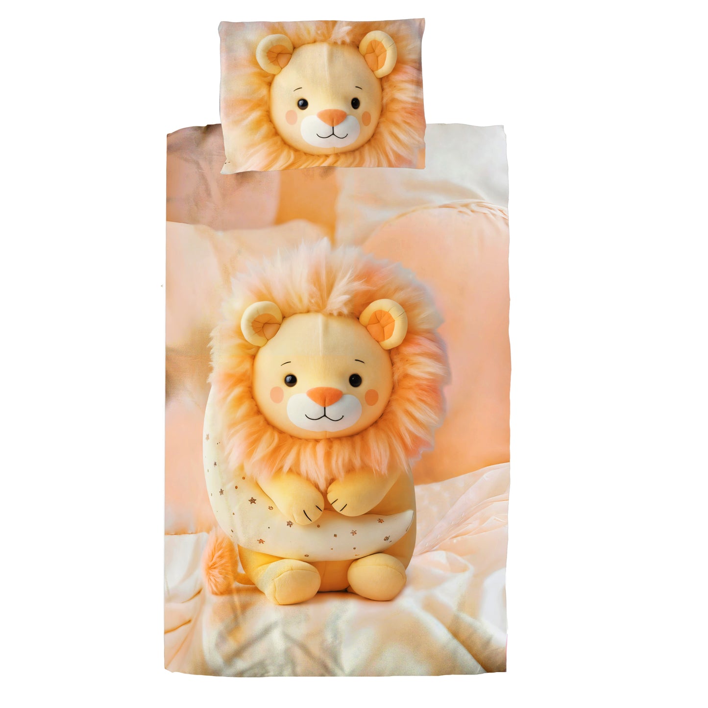 Baby Lion Teddy Cot Set