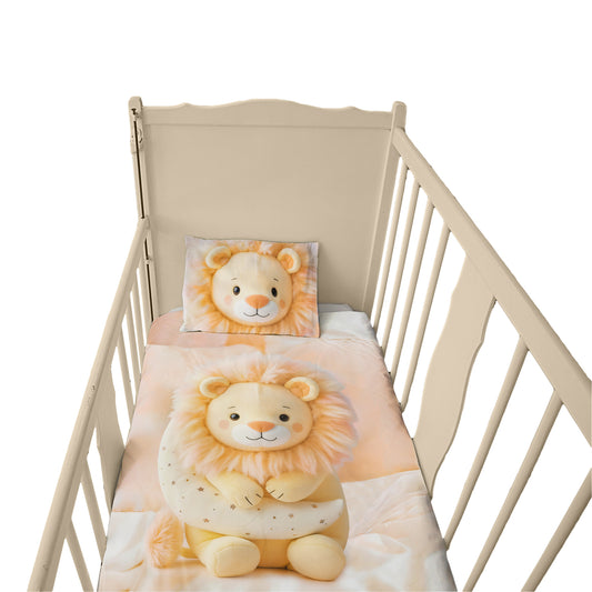 Baby Lion Teddy Cot Set