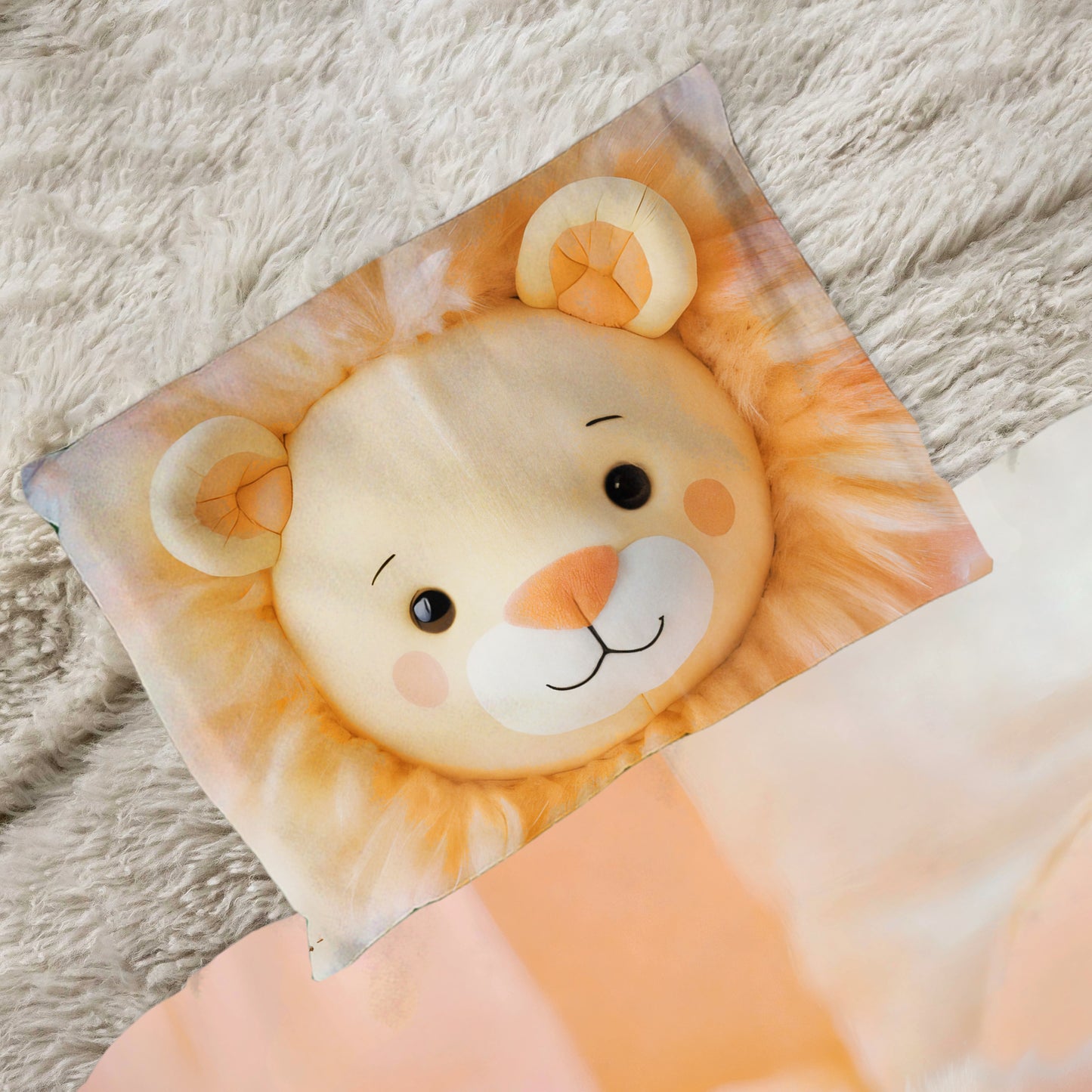 Baby Lion Teddy Cot Set