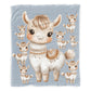 Baby Llama Baby Fleece Blanket by Mark van Vuuren