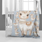 Baby Llama Baby Fleece Blanket by Mark van Vuuren