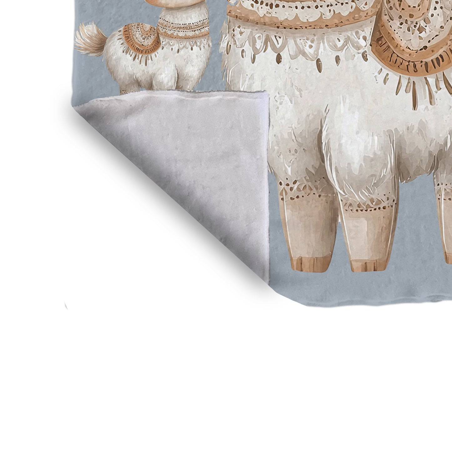 Baby Llama Baby Fleece Blanket by Mark van Vuuren