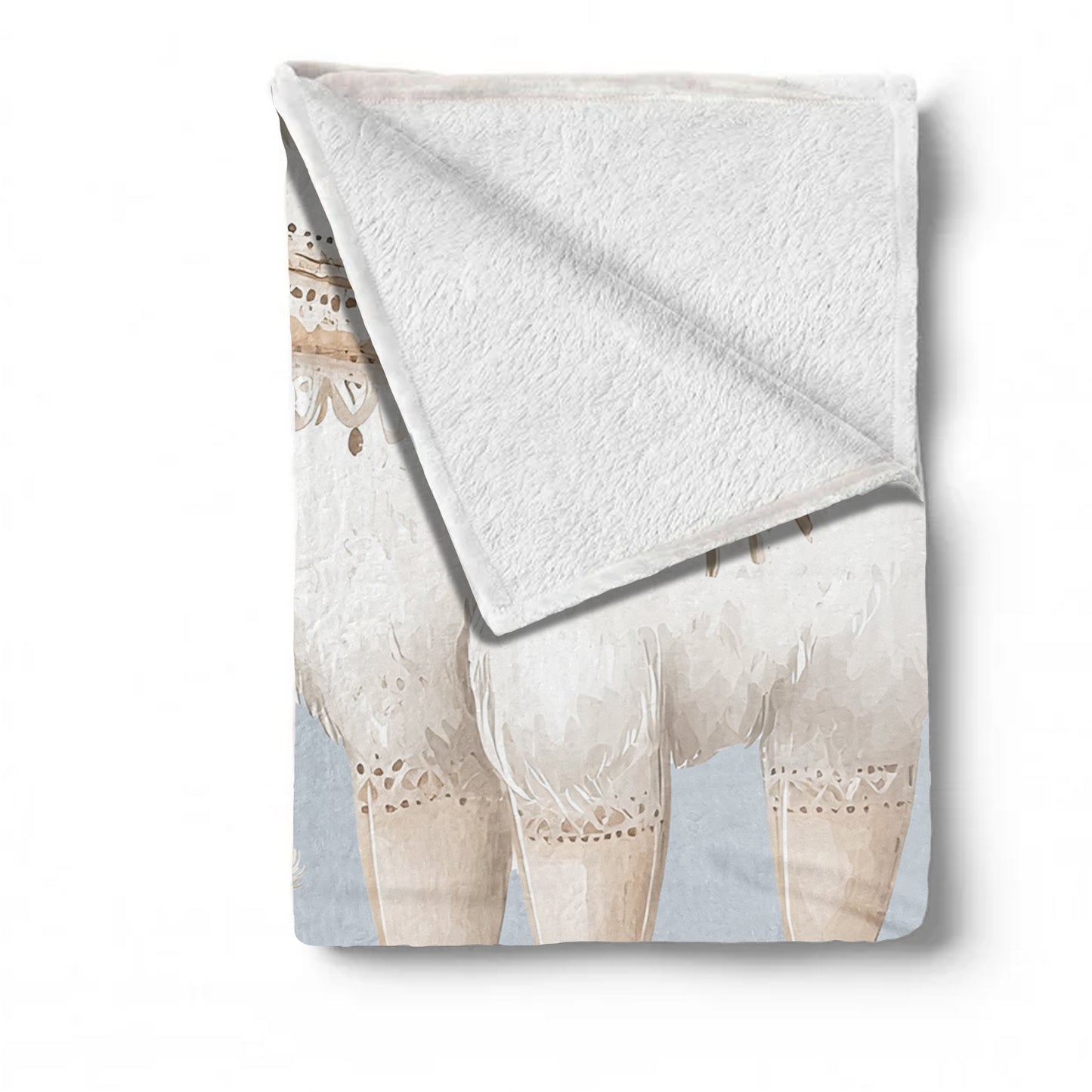Baby Llama Baby Fleece Blanket by Mark van Vuuren