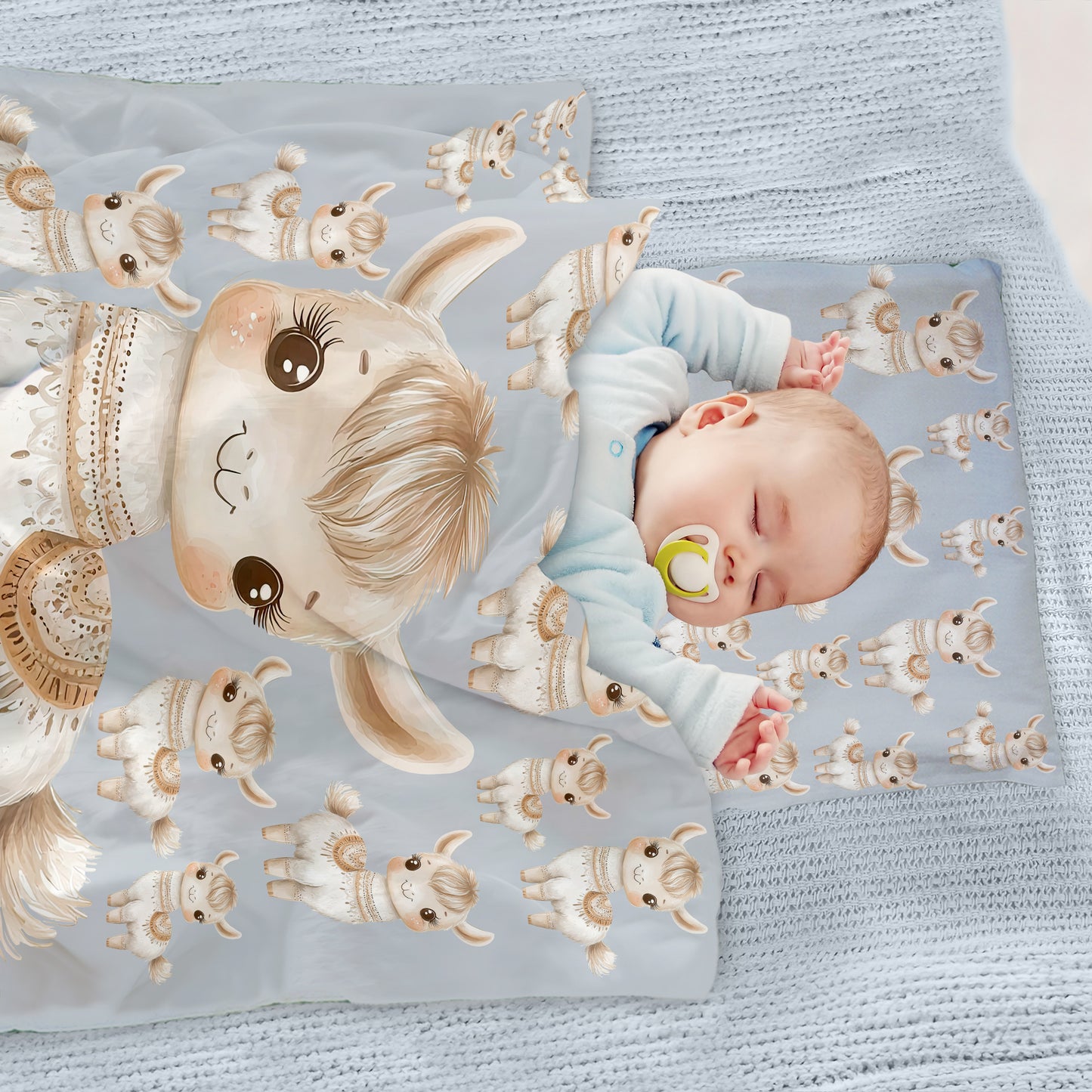 Baby Llama Cot Set by Mark van Vuuren