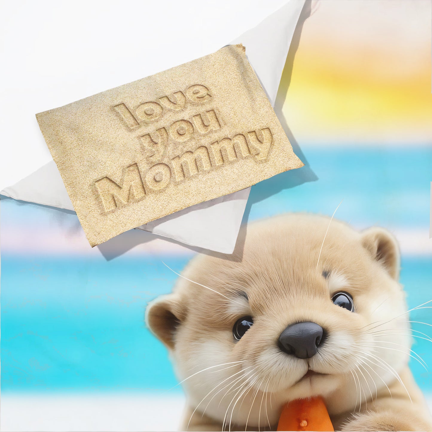 Baby Otter Love Cot Set