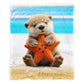 Baby Otter Love Baby Fleece Blanket