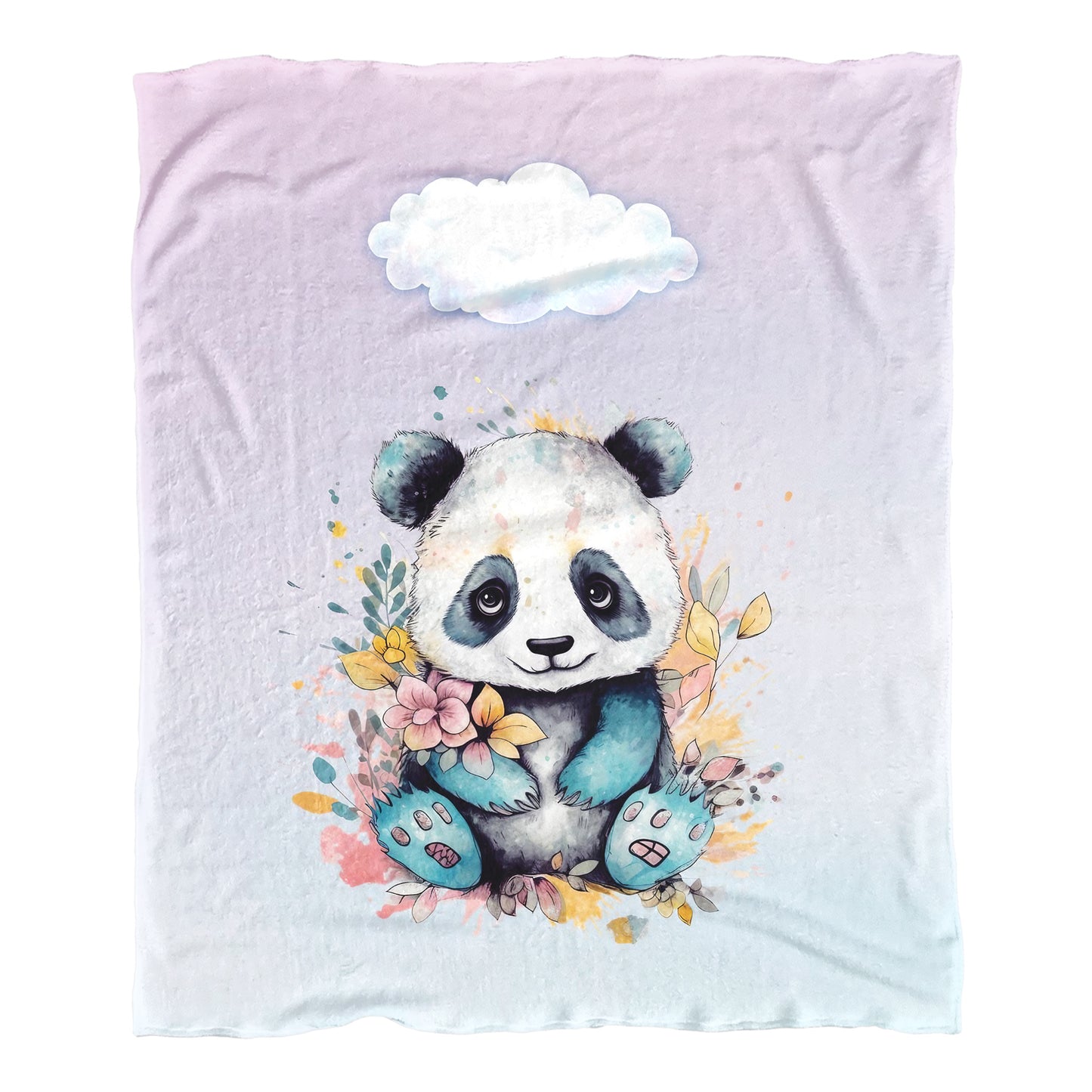 Baby Panda Minky Blanket