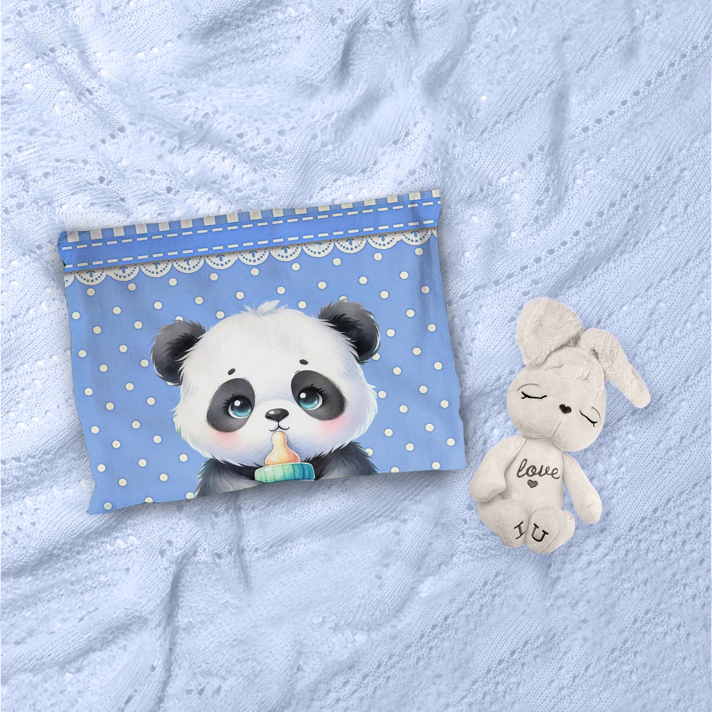 Baby Panda Cot Set
