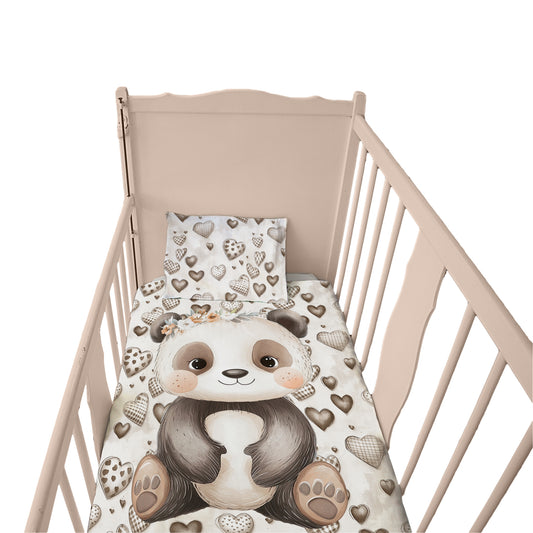 Baby Panda Cot Set by Mark van Vuuren