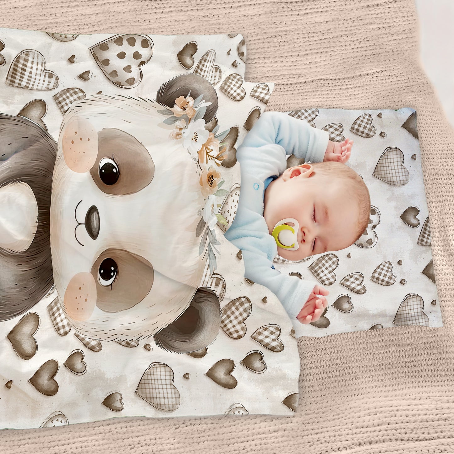 Baby Panda Cot Set by Mark van Vuuren