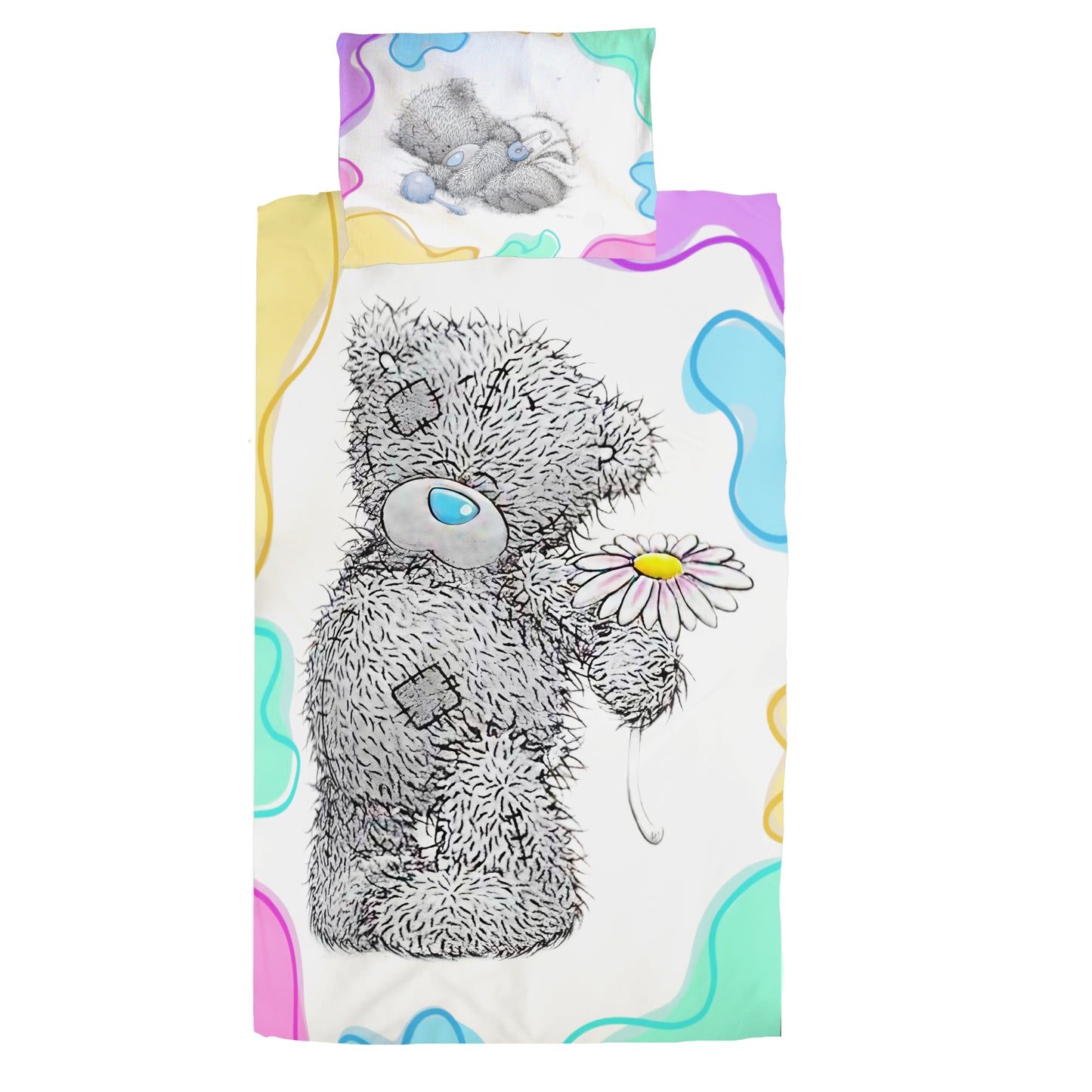 Baby Puff Bear Cot Set