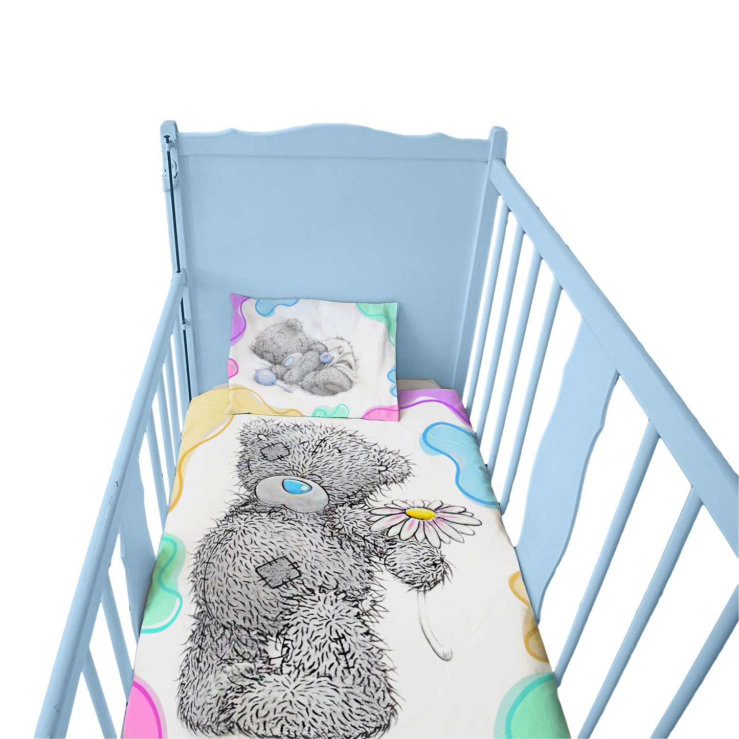 Baby Puff Bear Cot Set