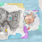 Baby Puff Bear Cot Set