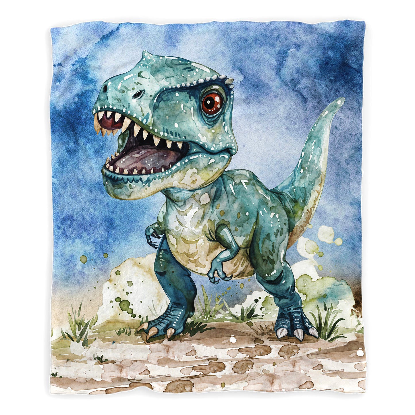 Baby Rex Baby Fleece Blanket