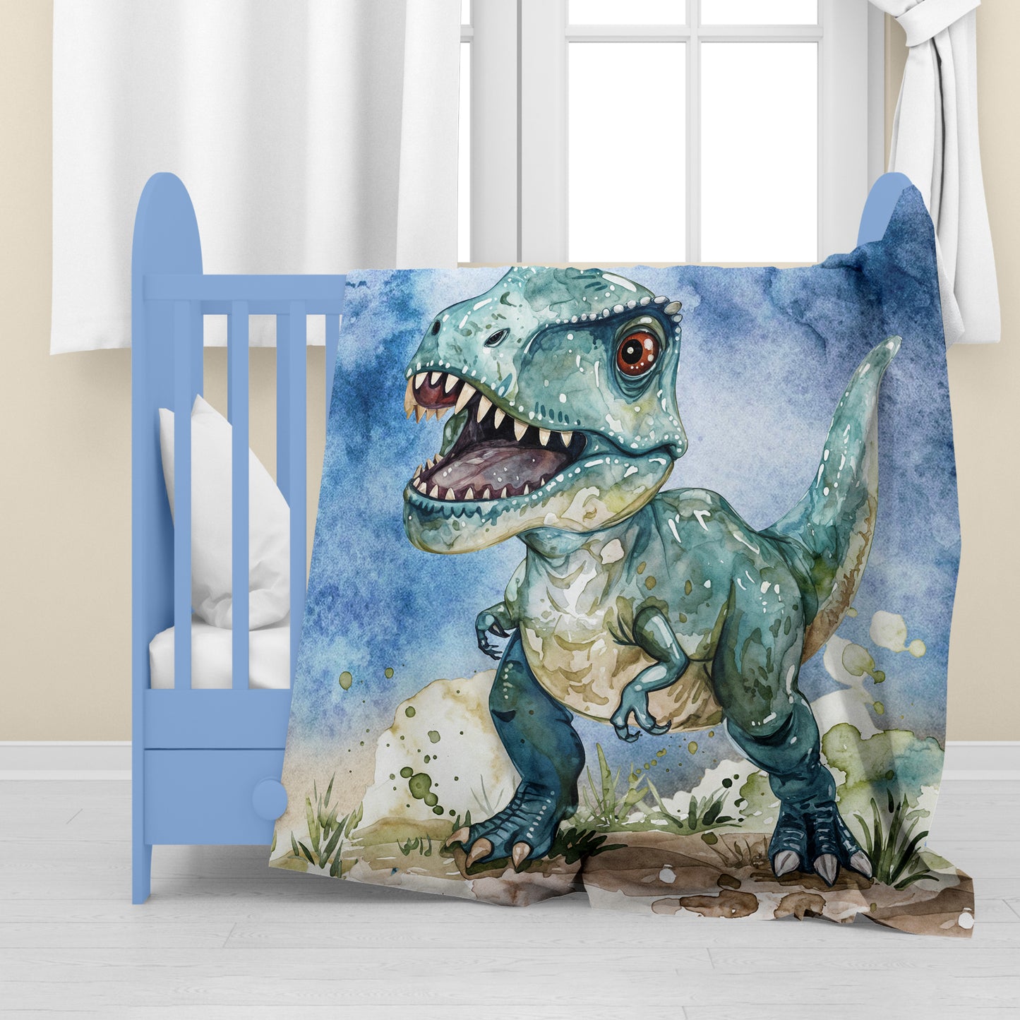 Baby Rex Baby Fleece Blanket