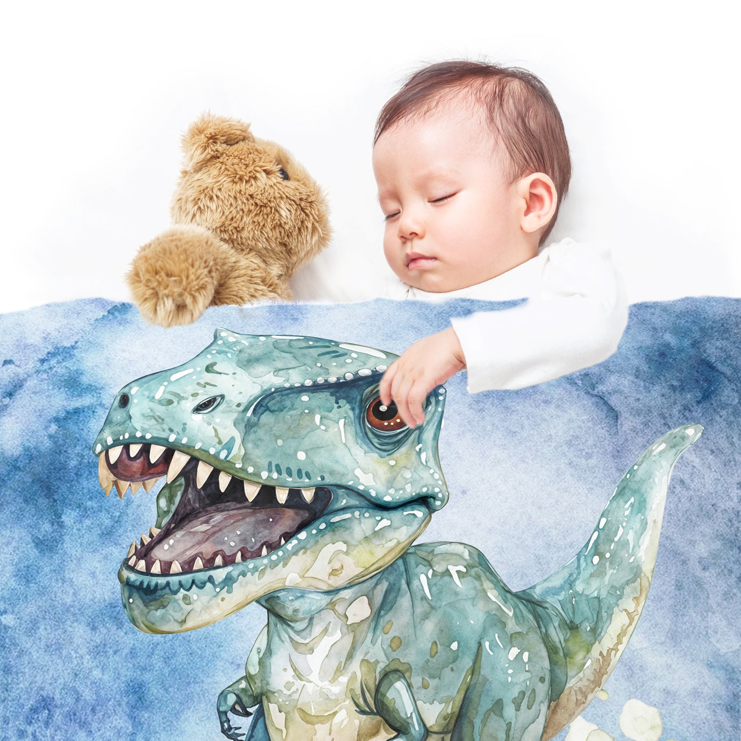 Baby Rex Baby Fleece Blanket
