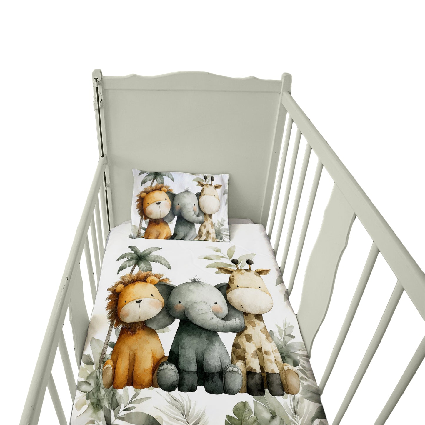 Baby Safari Animals Cot Set by Wikus Schalkwyk