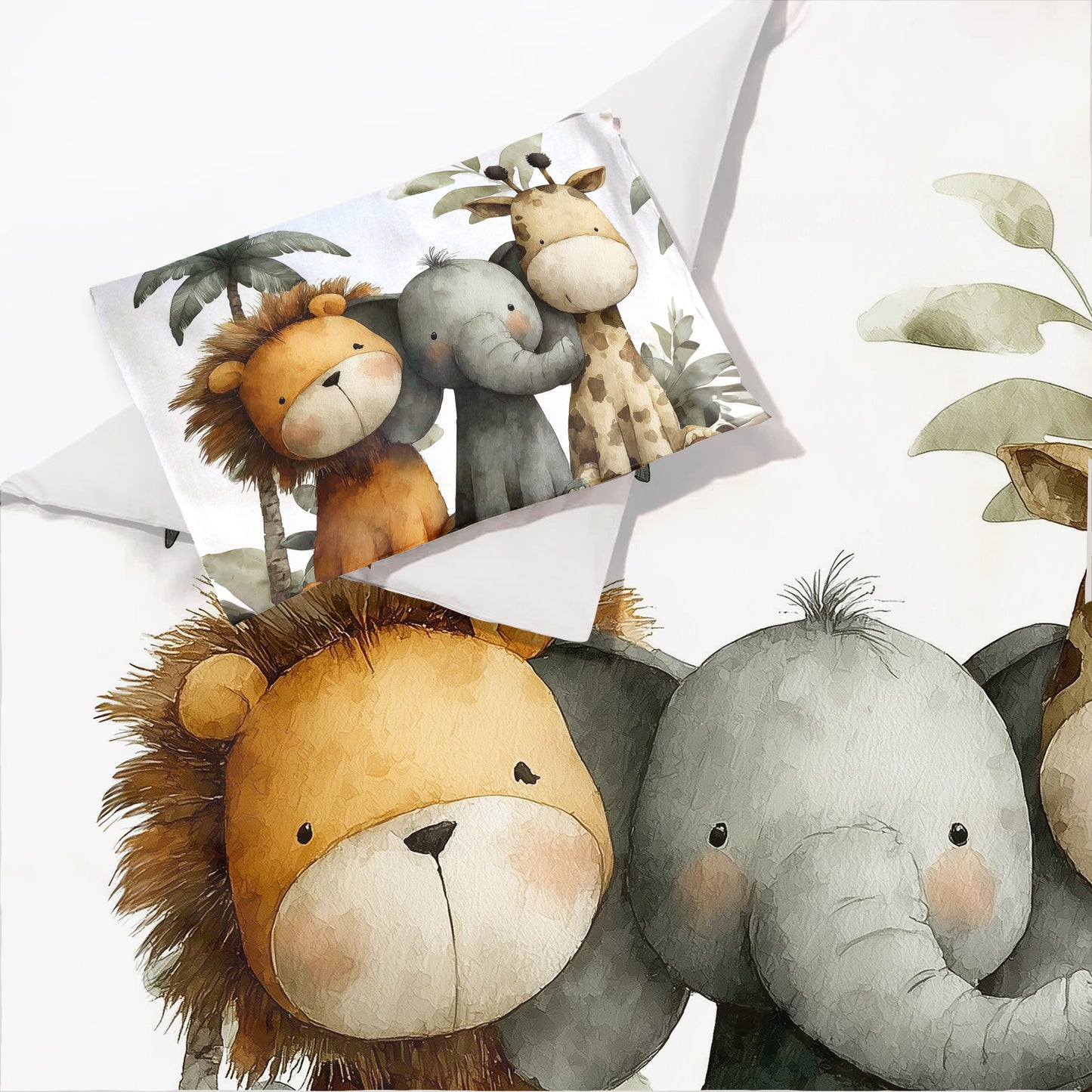 Baby Safari Animals Cot Set by Wikus Schalkwyk