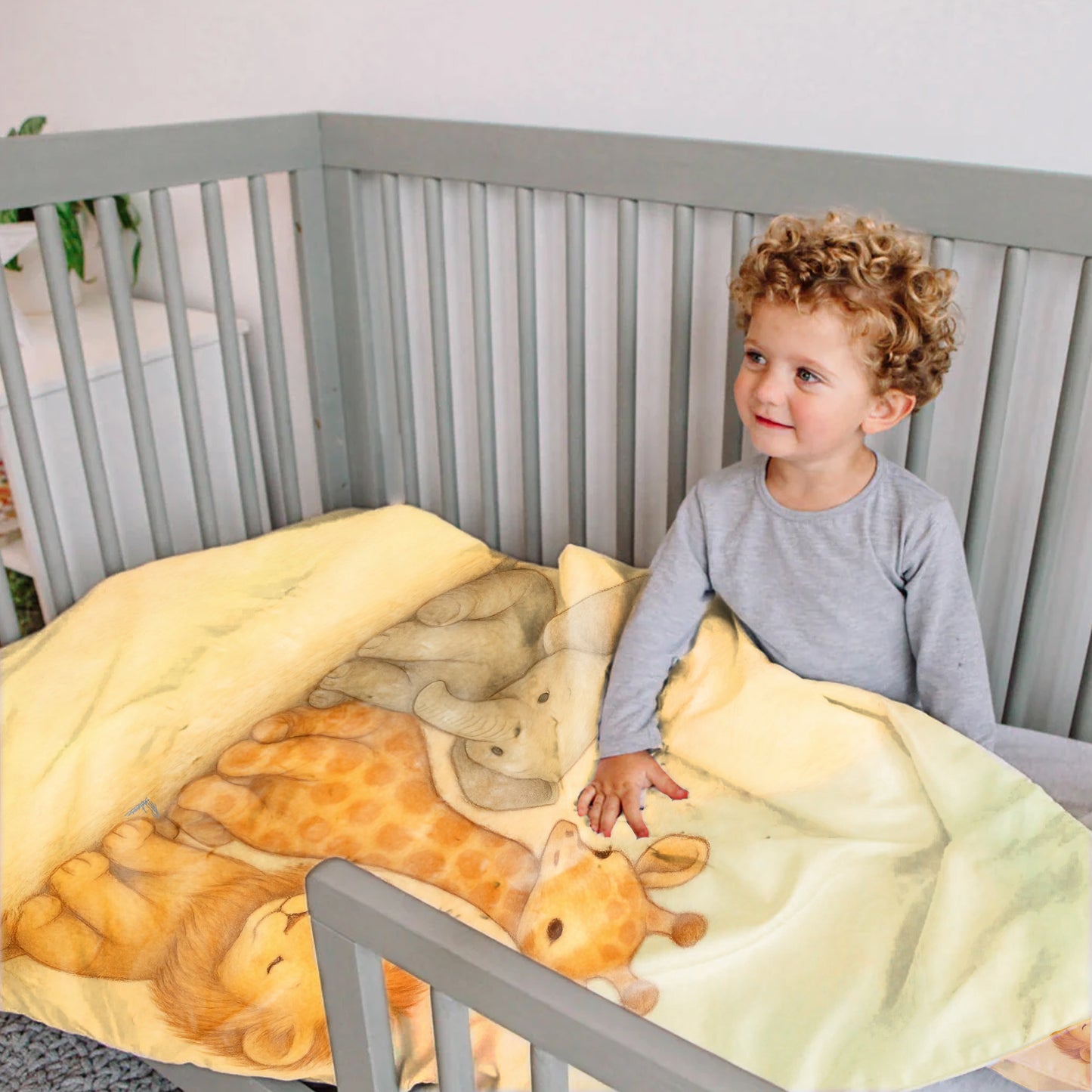 Baby Safari Friends Cot Set by Nathan Pieterse