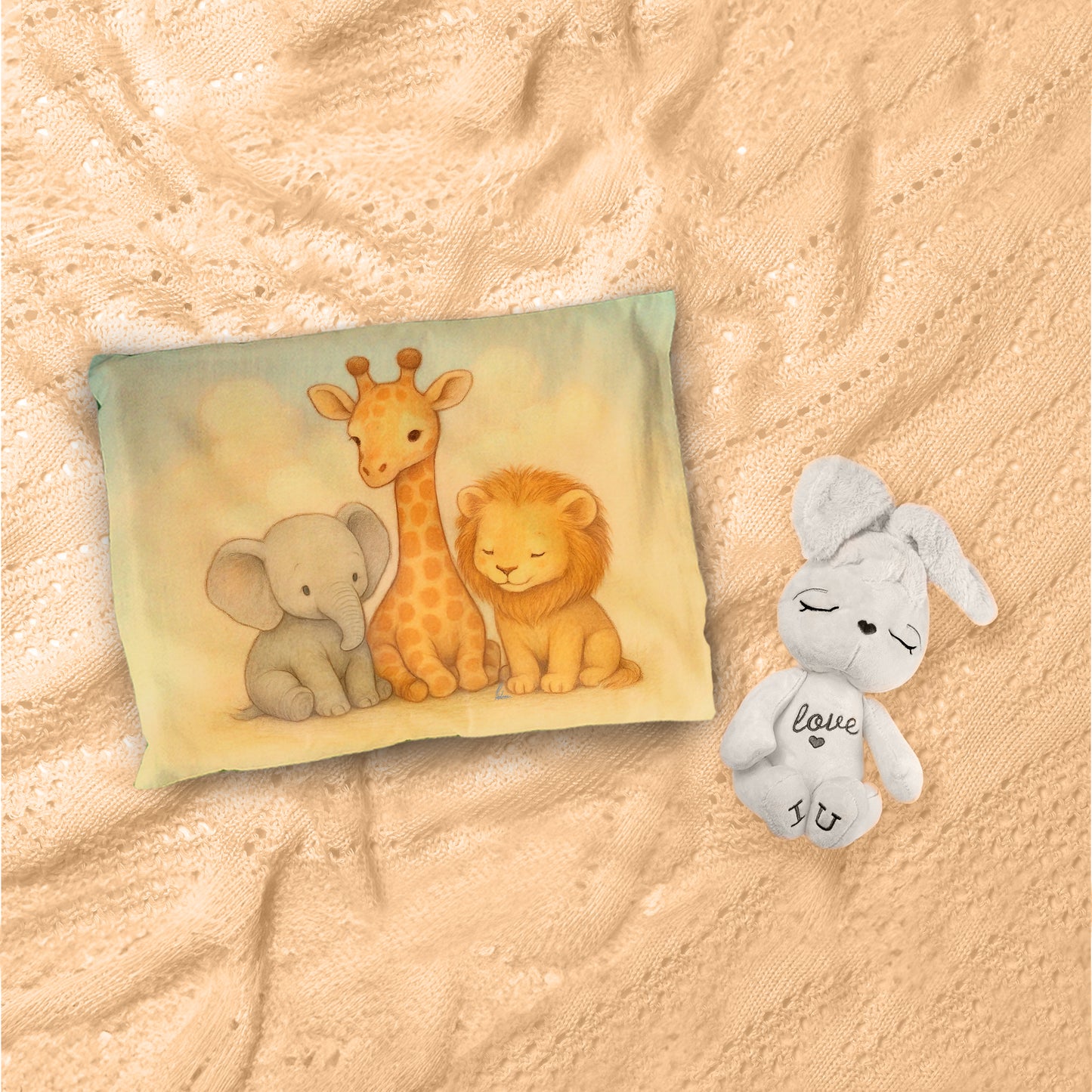 Baby Safari Friends Cot Set by Nathan Pieterse