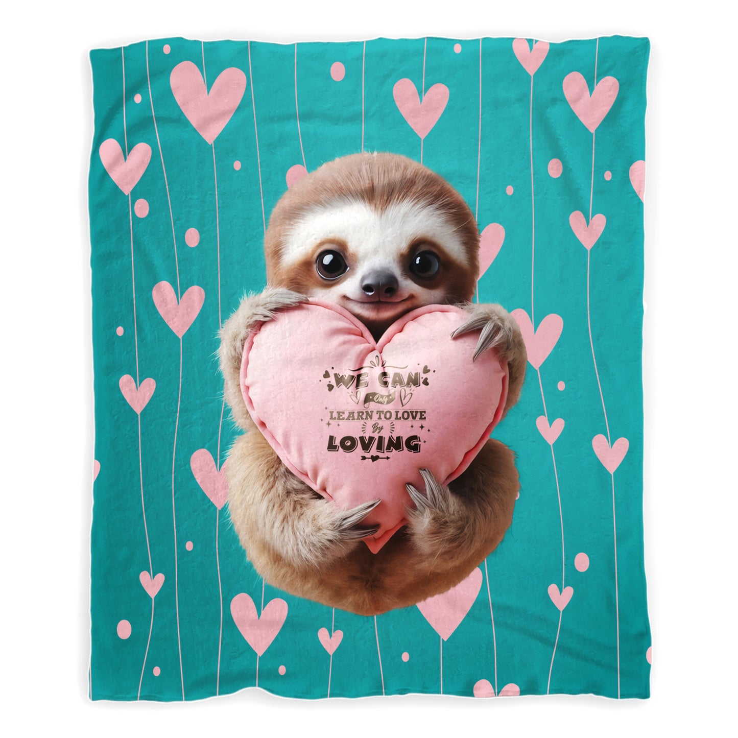 Baby Sloth Minky Blanket