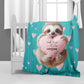 Baby Sloth Baby Fleece Blanket