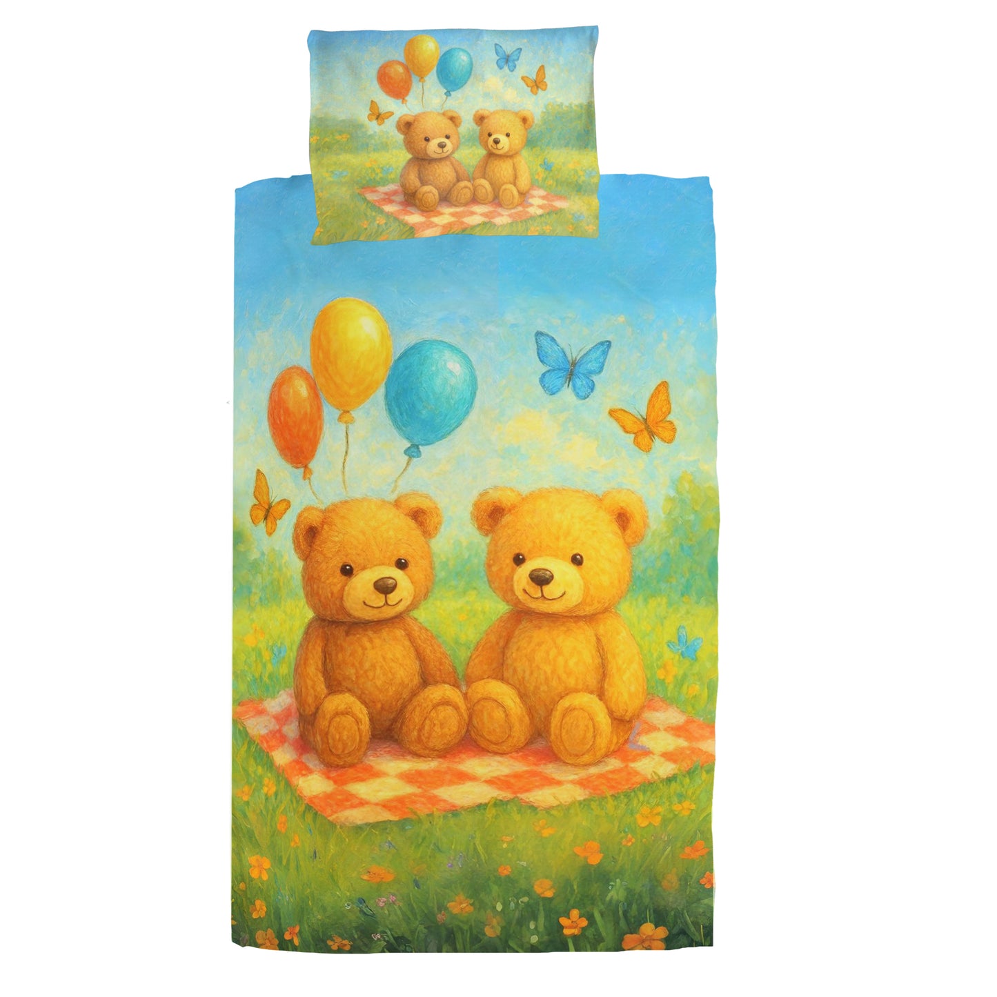 Baby Teddy Bear Picnic Cot Set by Nathan Pieterse