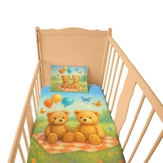 Baby Teddy Bear Picnic Cot Set by Nathan Pieterse