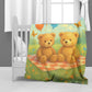 Baby Teddy Bear Picnic Baby Fleece  Blanket by Nathan Pieterse