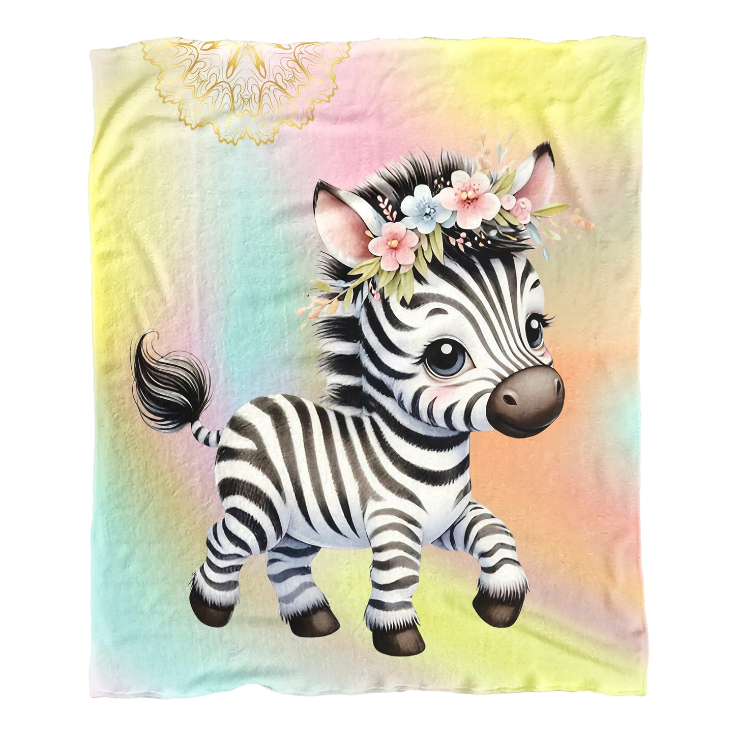 Baby Zebra Minky Blanket