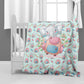 Backpack Elephant Baby Fleece Blanket
