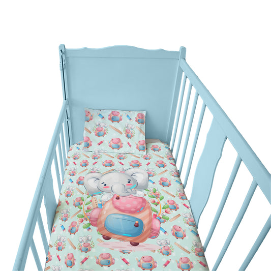 Backpack Elephant Cot Set
