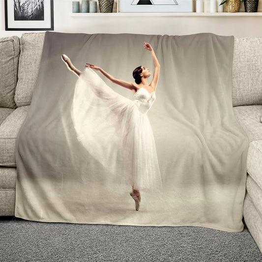 Ballerina Light Weight Fleece Blanket