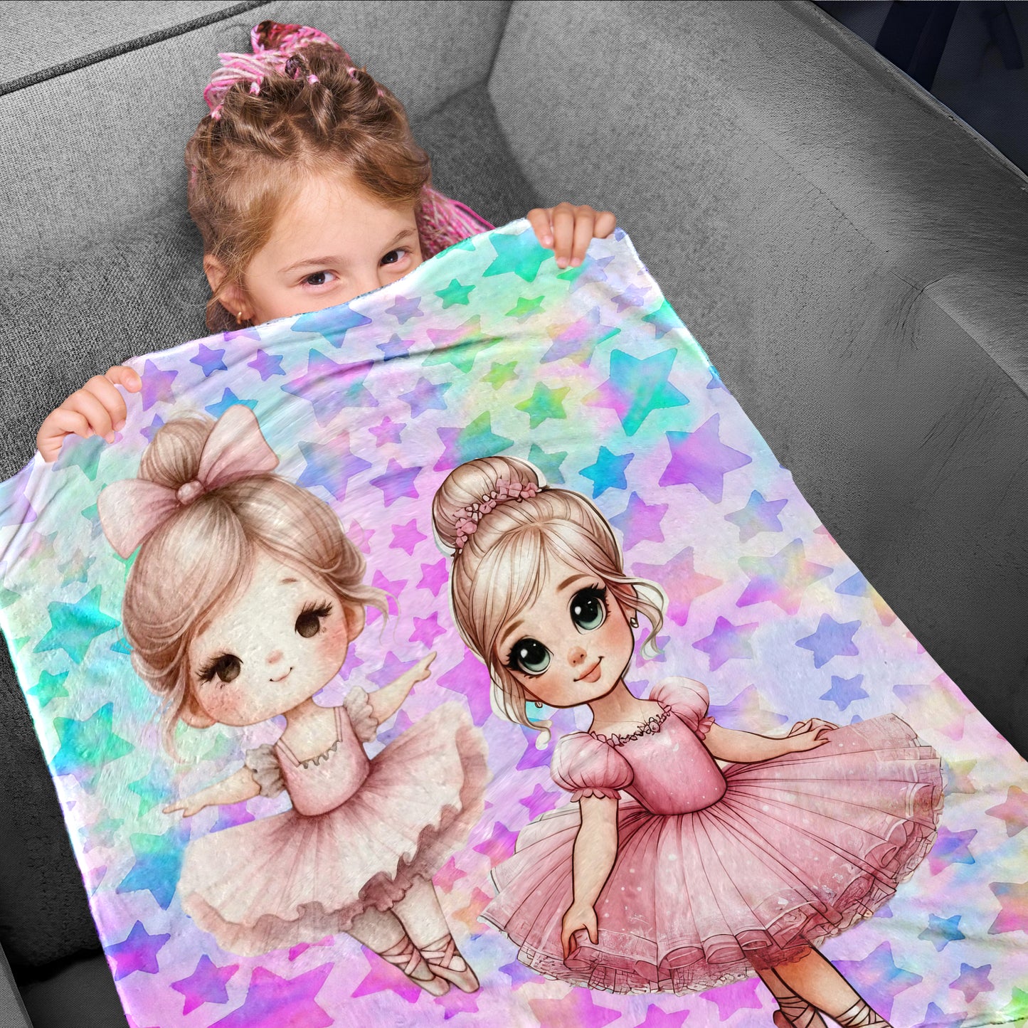 Ballet Dancers Toddler Fleece Blanket
