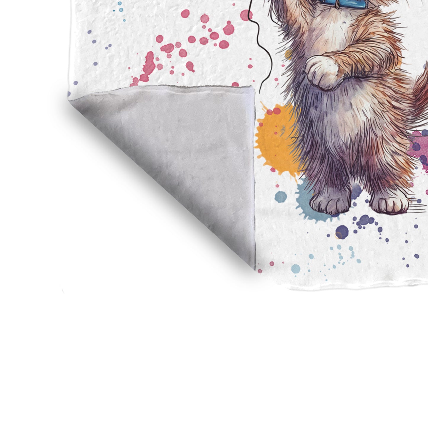 Balloon Kitten Baby Fleece Blanket