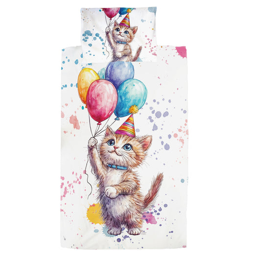 Balloon Kitten Cot Set