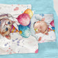 Balloon Kitten Cot Set