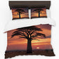 Baobab Sunset Glow Duvet Cover Set by Nathan Pieterse