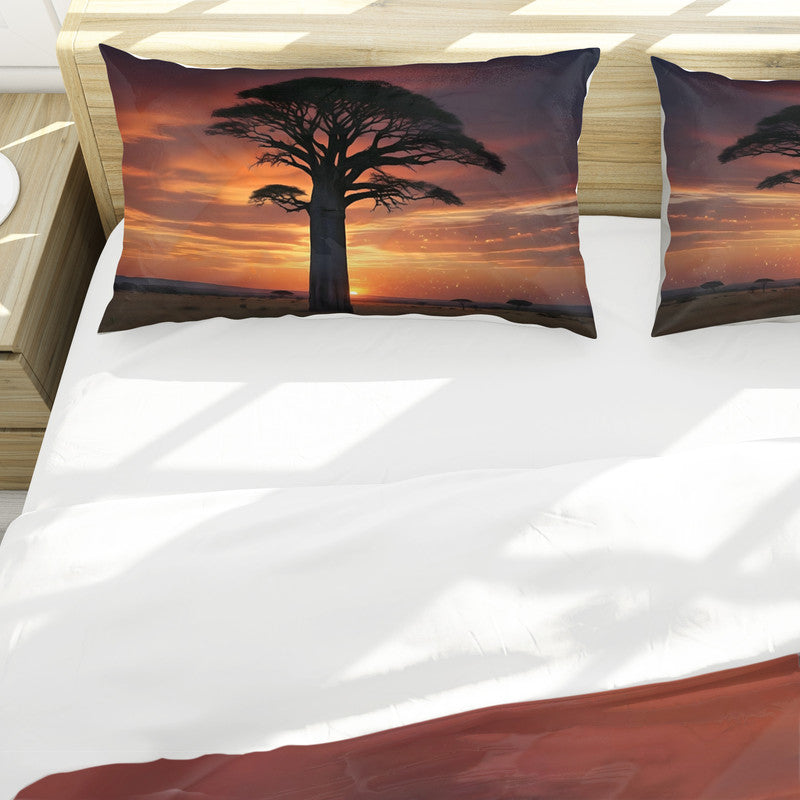 Baobab Sunset Glow Duvet Cover Set by Nathan Pieterse