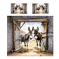 Barn Door Donkeys Duvet Cover Set