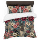 Baroque Jewelry Floaral Duvet Cover Set