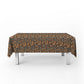 Baroque Marble Motif Rectangle Tablecloth