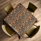 Baroque Marble Motif Square Tablecloth