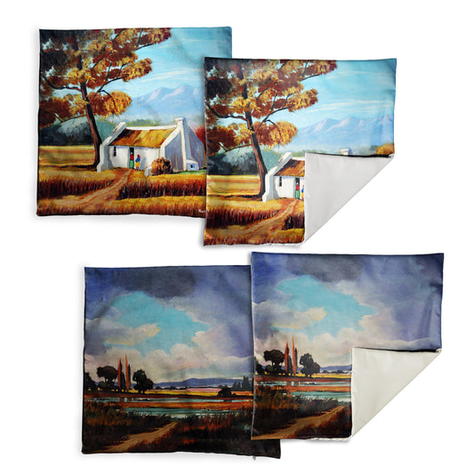 Barren Landscape Luxury Scatter Covers By Marthie Potgieter (Set of 4)