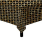 Barriers In Bloom Black Square Tablecloth