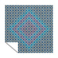Barriers In Bloom Blue Haze Square Tablecloth