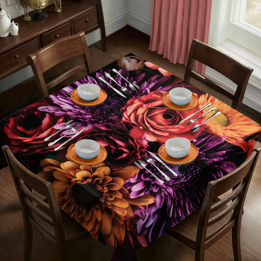 Basking in Full Sun Square Tablecloth