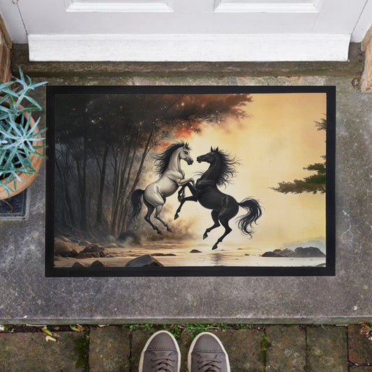 Battle Horse Door Mat