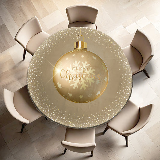 Bauble Christmas Round Tablecloth