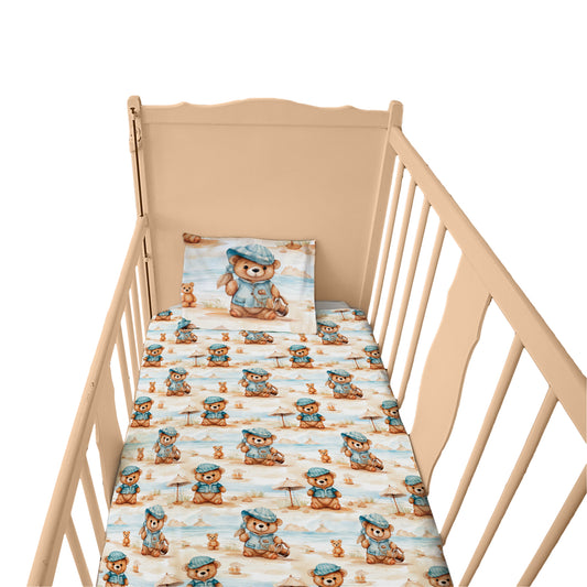 Beach Bear Cot Set